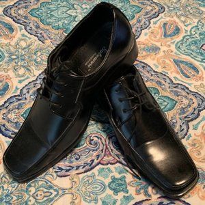 Mens Black Leather Dress Shoes